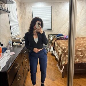 Grays Anatomy Blue Cargo Scrub Pant